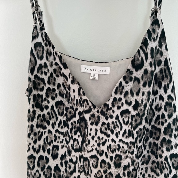 Leopard Tank Blouse - Size Small - Picture 2 of 2